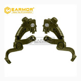 EARMOR M16C Headset Rail Mount Bracket ARC Rail Adapter for M31 / M32 / M31H / M32H Headset